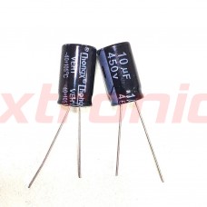 450V 10uF 450Volt 10MFD Electrolytic Capacitor 10×16